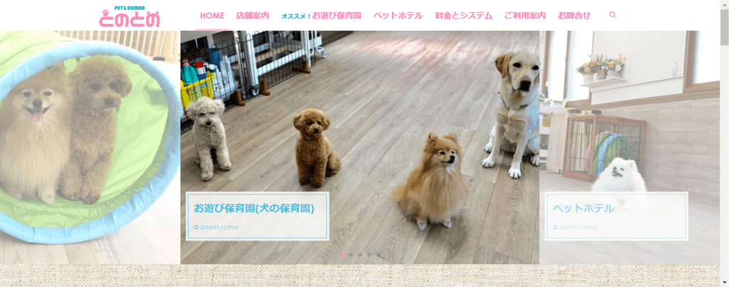 犬の保育園・ペットホテル・とのとの