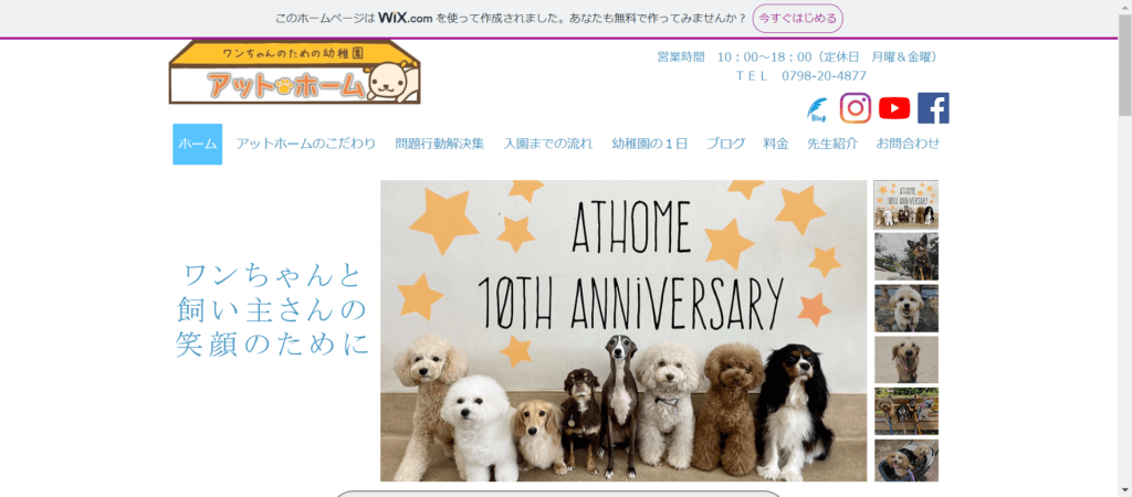 犬の幼稚園 アットホーム